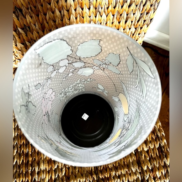 Glass Floral Candle Hurricane Holder - Picture 6 of 7